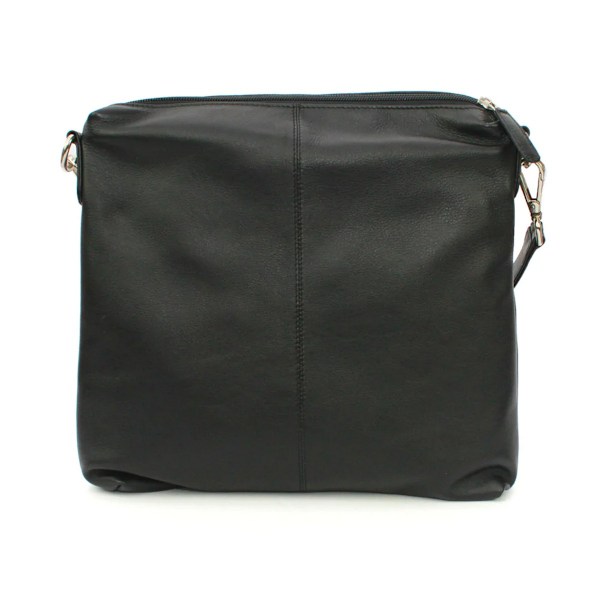 Eastern Counties Leather Dam/Damer Leona Ruched Läder Handväska Black One Size