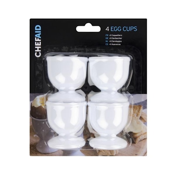 Chef Aid Äggkoppar (4-pack) En Storlek Vit White One Size