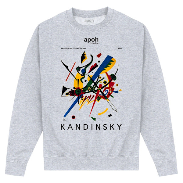 Apoh Unisex Vuxen Small Worlds Kandinsky Sweatshirt XXL Heather Heather Grey XXL