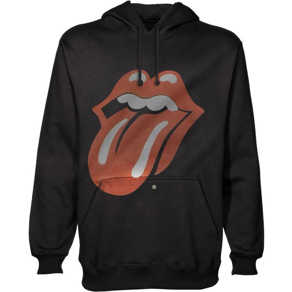 The Rolling Stones Unisex Adult Classic Tongue Pullover Hoodie Black L