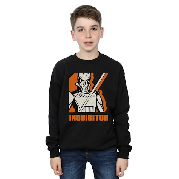 Star Wars Boys Rebels Inquisitor Sweatshirt 9-11 år Svart Black 9-11 Years