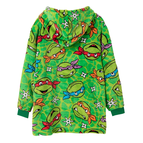 Teenage Mutant Ninja Turtles Pojk Hoodiefilt 6-8 År Grön Green 6-8 Years