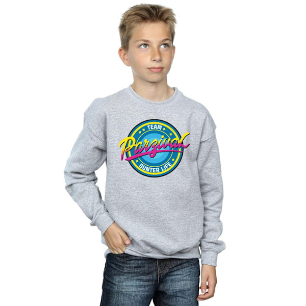 Ready Player One Boys Team Parzival Sweatshirt 7-8 år Sport Sports Grey 7-8 Years