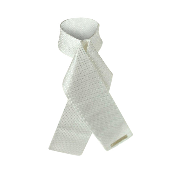 ShowQuest Tied Devises Looped Neck Stock One Size White White One Size