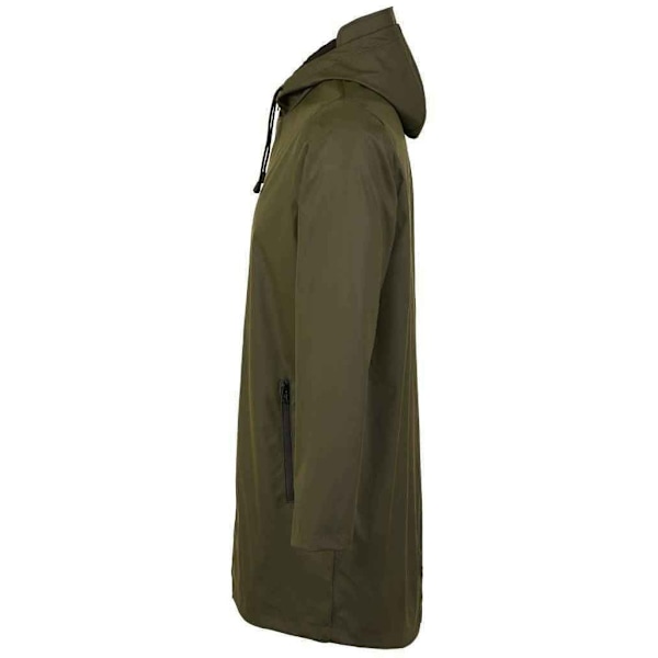 NEOBLU Antoine vaxad parkas i mörk khakifärg, storlek L Dark Khaki L