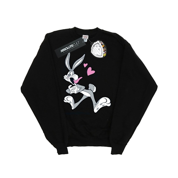 Looney Tunes Pojkar Bugs Bunny In Love Sweatshirt 9-11 År Svart Black 9-11 Years