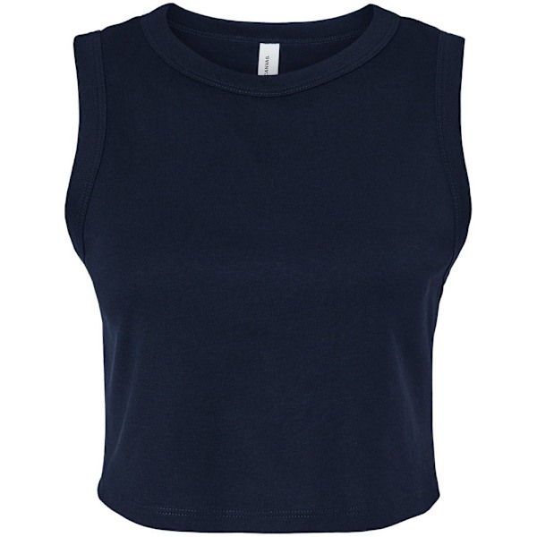 Bella + Canvas Dam/Damer Muscles Micro-Rib Tank Top XS Soli Solid Navy XS