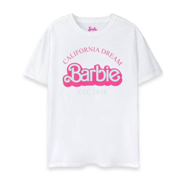 Barbie dam/dam California Dream Logo T-shirt XL Vit White XL