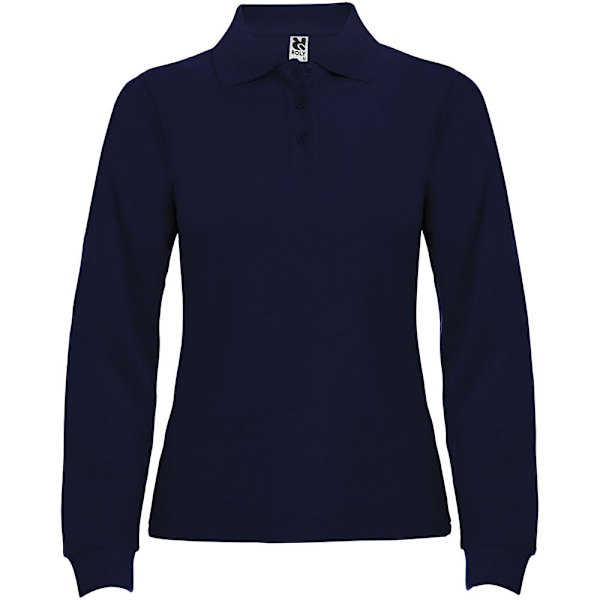 Roly Dam/Dam Estrella Långärmad Polotröja 3XL Marinblå Navy Blue 3XL