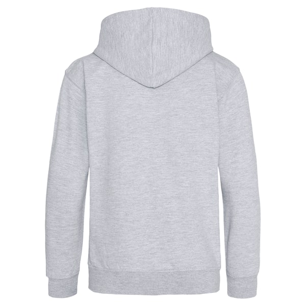 Awdis Mens Varsity Hooded Sweatshirt / Hoodie / Zoodie XL Heath Heather Grey/French Navy XL