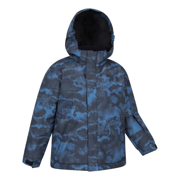 Mountain Warehouse Barn/Barn Berg Abstrakt Skidjacka 3-4 Dark Blue 3-4 Years