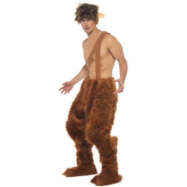 Smiffys Herr Pan Kostymset M Brun Brown M