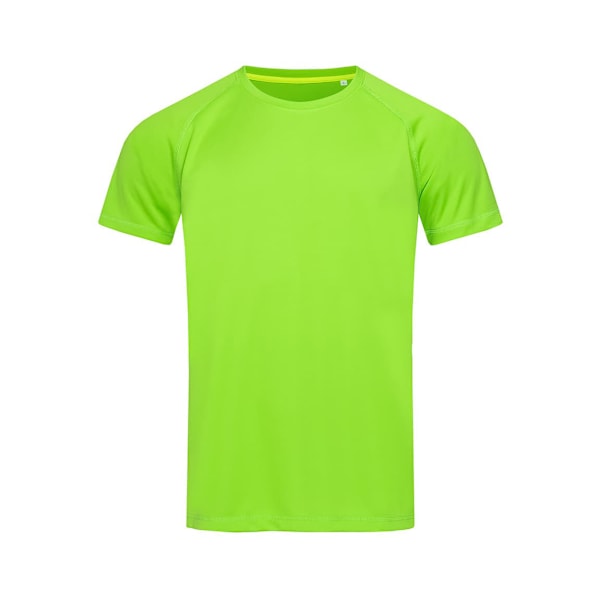 Stedman Active Raglan Mesh T-shirt för män M Kiwi Grön Kiwi Green M
