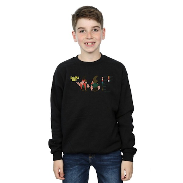 Looney Tunes Pojkar Yosemite Sam Färgkod Sweatshirt 5-6 År Black 5-6 Years