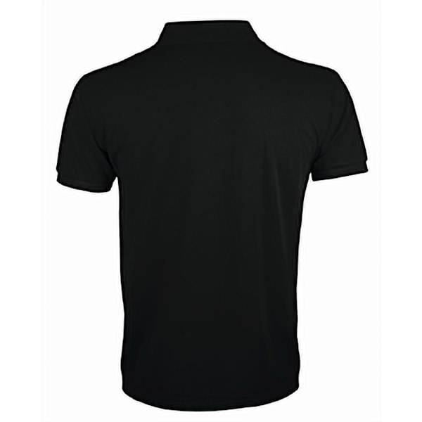 SOLs Prime Pique Plain Short Sleeve Polo Shirt 5XL Svart Black 5XL