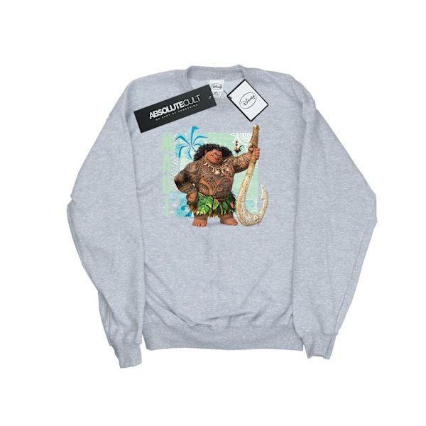 Disney Boys Moana Maui Sweatshirt 7-8 år Sports Grey Sports Grey 7-8 Years