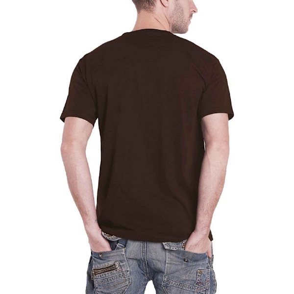 Black Sabbath Unisex Adult Henry Pyramid Emblem Bomull T-shirt Chocolate Brown XL