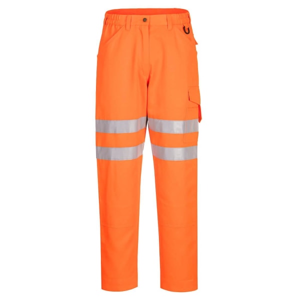 Portwest Herr Eco Friendly Hi-Vis Safety Work Byxa 38R Oran Orange 38R