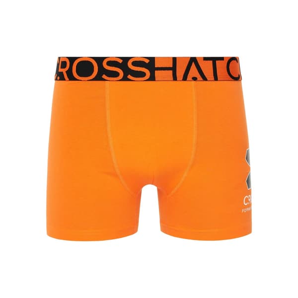 Crosshatch Herr Endocamo Regular Boxershorts (5-pack) M Ora Orange M