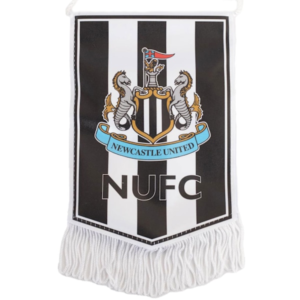 Newcastle United FC Mini Vimpel One Size Svart/Vit Black/White One Size