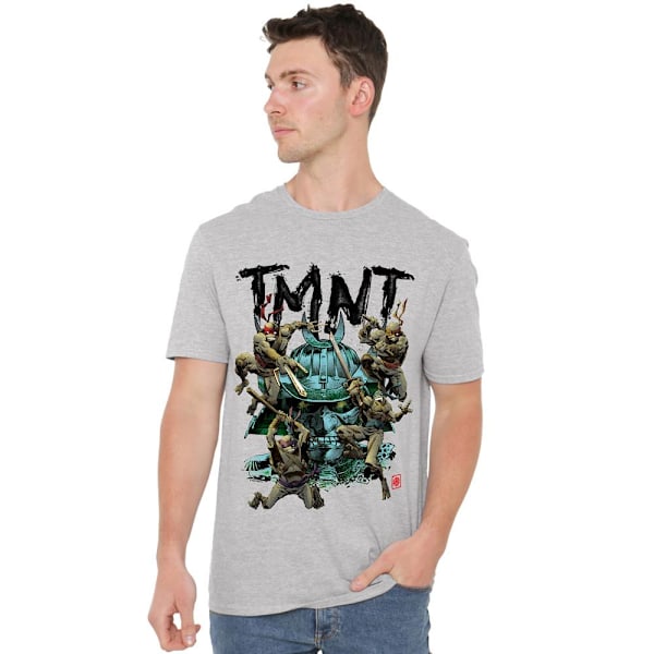 Teenage Mutant Ninja Turtles Herr Feodalt Japan T-Shirt 3XL Spor Sport Heather 3XL