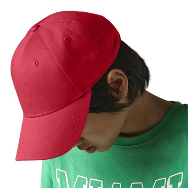 Beechfield Barn/Barn Classic 6 Panel Organisk Bomullsmössa På Classic Red One Size