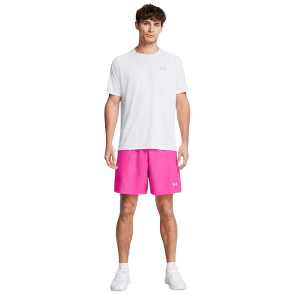 Under Armour Herr HalfBack Präglade Shorts M Rosa Pink M