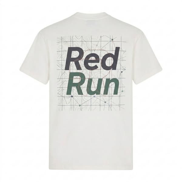 Red Run Dam/Kvinnor Redrun Oversize T-shirt 12 UK Vit White 12 UK
