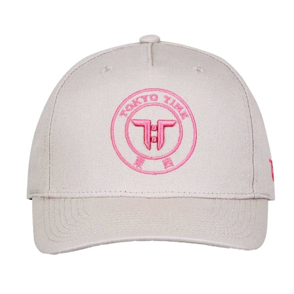 Tokyo Time Unisex Vuxen Core Logo Baseball Cap En Storlek Grå/Rosa Grey/Pink One Size