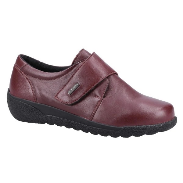 Fleet & Foster Dam/Dam Herdwick Leather Casual Shoes 6 UK Burgundy 6 UK