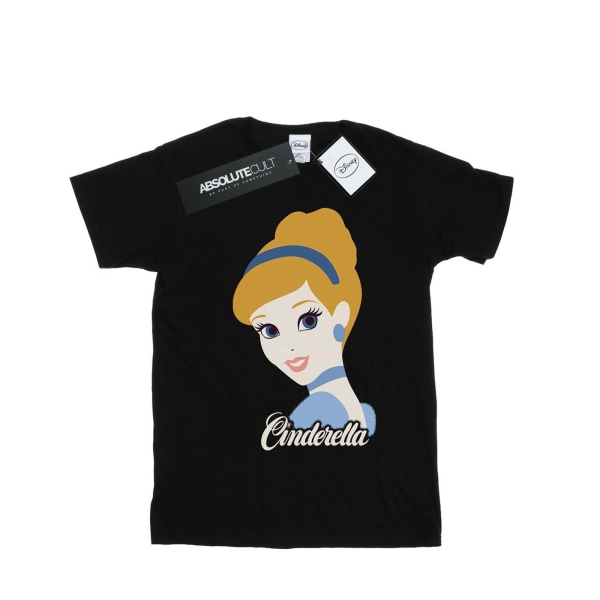 Disney Princess Dam/Dam Cinderella Silhouette Cotton Boyf Black XL