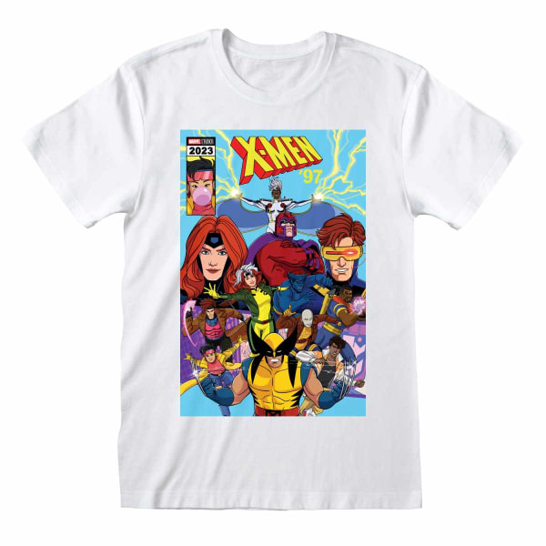 X-Men Unisex Vuxen Comic Cover T-shirt M Vit White M