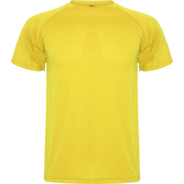 Roly Montecarlo T-shirt för män, kortärmad, sport, S, gul Yellow S