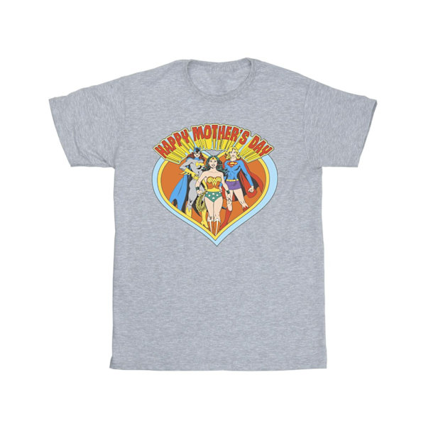 DC Comics Boys Wonder Woman Mother's Day T-Shirt 5-6 år Sport Sports Grey 5-6 Years