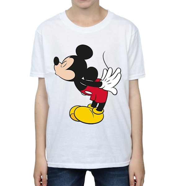 Disney Boys Mickey Mouse Split Kiss T-shirt 12-13 år Vit White 12-13 Years