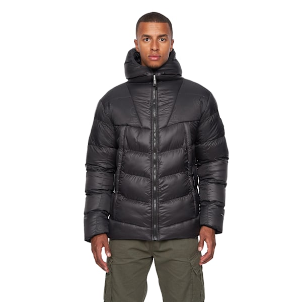 Duck and Cover Mens Raymax Vadderad Jacka L Svart Black L