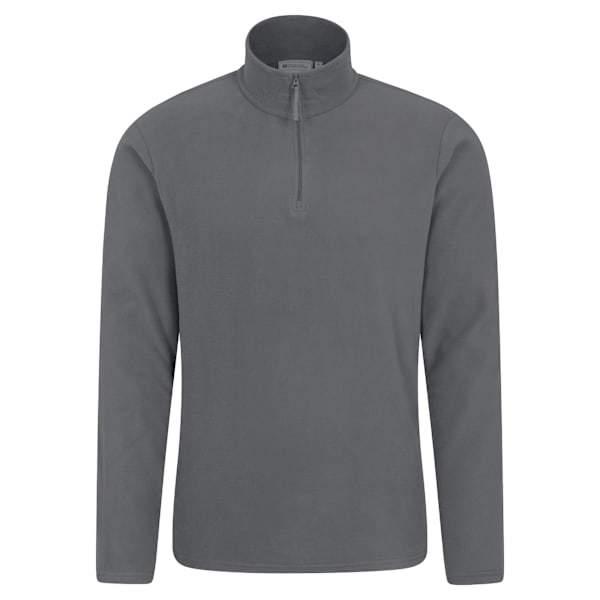 Mountain Warehouse Camber II Fleece Tröja med Halv Dragkedja Herr XXL Grå Grey XXL
