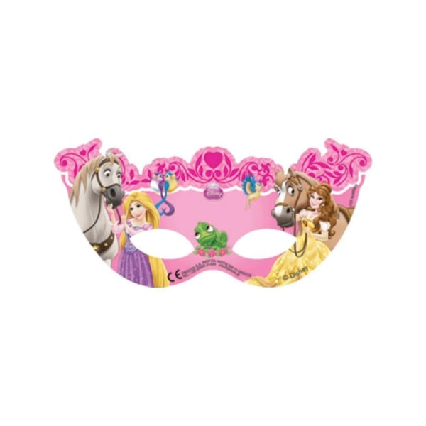 Disney Princess Sweet Daydreaming Paper Party Mask (paket med 6) Pink One Size