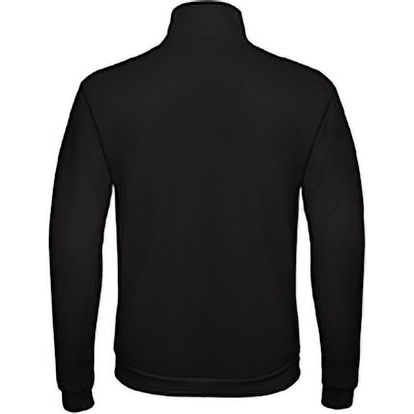 B&C Vuxen Unisex ID.206 50/50 Dragkedja Tröja XL Svart Black XL