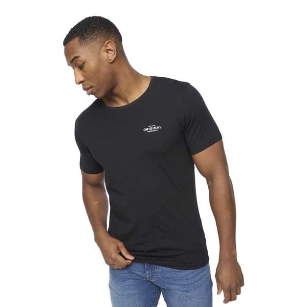 Crosshatch Herr Basicstandard T-shirt (5-pack) L Svart/Grå/ Black/Grey/White L