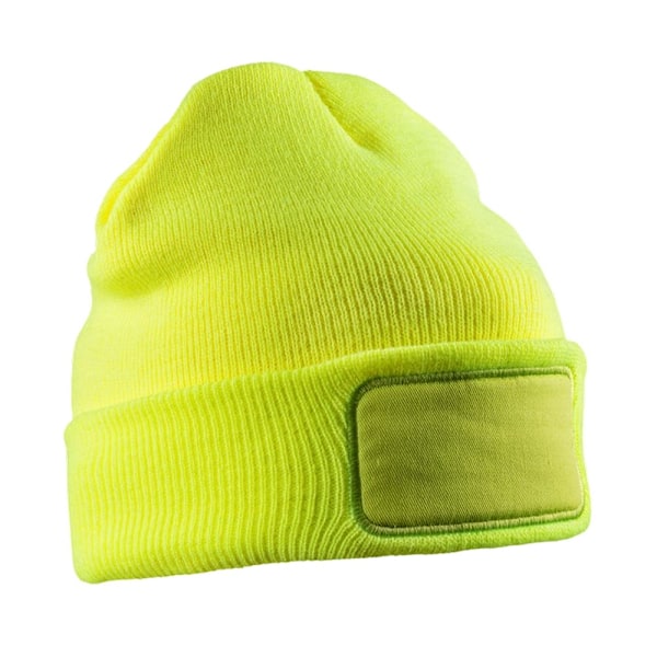 Result Winter Essentials Unisex Vuxen Thinsulate Printer Patch Fluorescent Yellow One Size