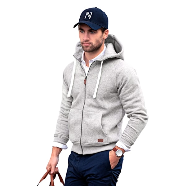 Nimbus Williamsburg Hoodie för män 4XL Grå Melange Grey Melange 4XL