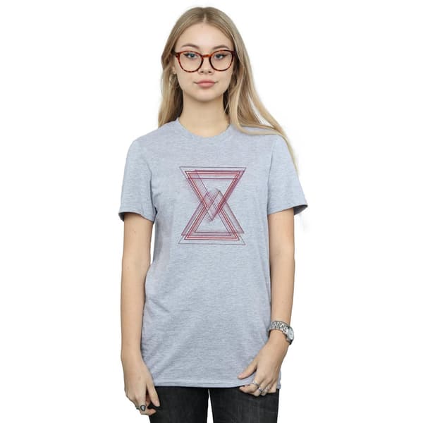 Marvel Dam Avengers Infinity War Black Widow Lines Co Sports Grey M