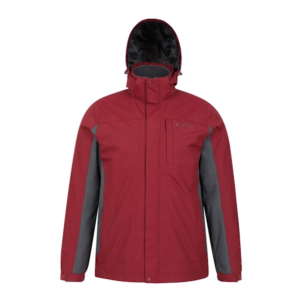 Mountain Warehouse Mens Thunderstorm 3 i 1 Vattentät Jacka X Red XS