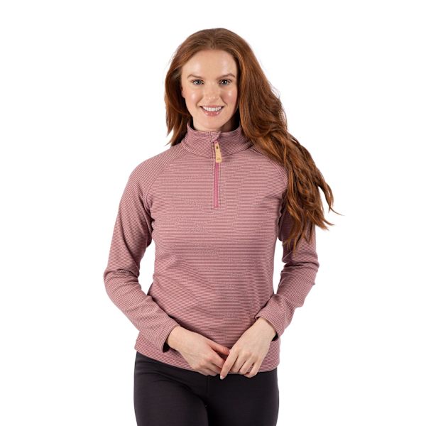 Trespass Dam/Kvinnor Olga Läder Fleece Topp XS Rose Blush Marl Rose Blush Marl XS