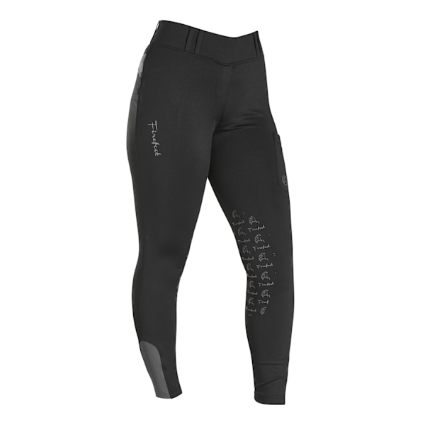 Firefoot Dam/Dam Bankfield Basic Breeches 30R Svart/Grå Black/Grey 30R