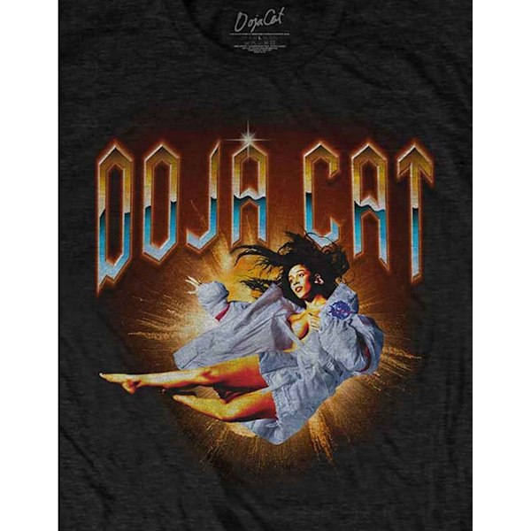 Doja Cat Unisex Vuxen Planet Her Space Bomull T-Shirt M Svart Black M
