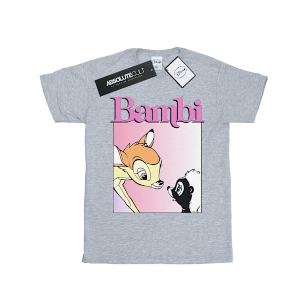 Disney Boys Bambi Nice To Meet You T-Shirt 9-11 år Sports Grå Sports Grey 9-11 Years