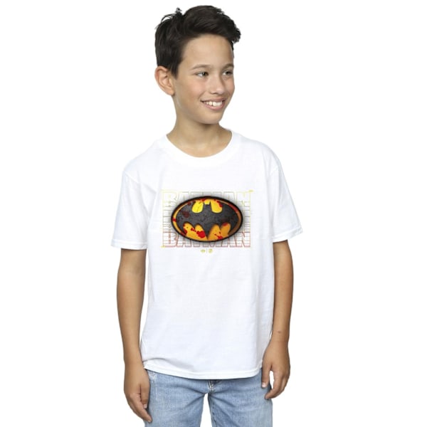 DC Comics Boys The Flash Batman Red Splatter T-Shirt 9-11 år White 9-11 Years