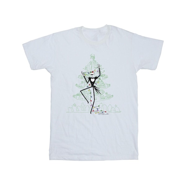 Disney Boys The Nightmare Before Christmas Tree Grön T-shirt 7 White 7-8 Years